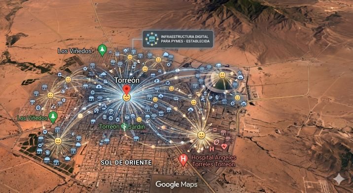 Ciudad de Torreon Coahuila con una infrestructura digital para pymes ya establecida Ciudad de Torreon Coahuila con una infraestructura digital para pymes ya establecida